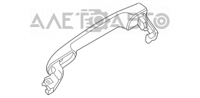 Ручка двери внешняя передняя левая Nissan Altima 13-18