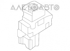Управление стеклоподъемником задним правым Nissan Murano z52 15- черн
