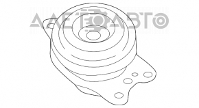 Подушка двигателя левая Nissan Altima 13-18 2.5