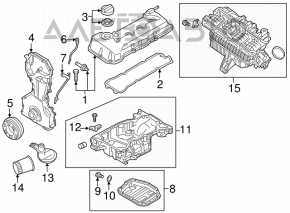 Colector de admisie pentru Nissan Altima 13-18 2.5