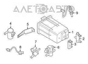 Sonda lambda pentru al doilea Nissan Altima 13-18 2.5