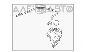 Vas de expansiune racire Nissan Maxima A36 16 - nou original OEM