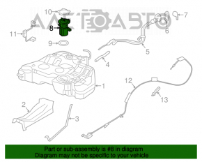 Топливный насос бензонасос Nissan Altima 13-18 2.5 3.5