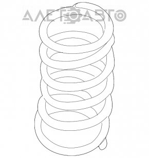 Arc spate dreapta Nissan Altima 13-18, rigiditate 2, verde roz.