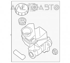 Rezervorul principal al cilindrului de frână Nissan Altima 13-18