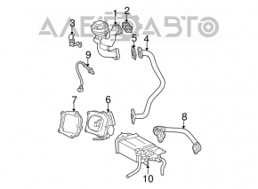 Sonda lambda fata secunda Lexus ES300 ES330 noua originala OEM