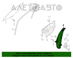 Mecanismul de ridicare a geamului, față stânga, Mazda 6 13-21