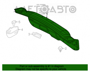 Capacul portbagajului Mazda 6 13-21 tip 1