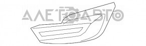 Mufa PTF stânga Nissan Altima 13-15 Dorest nou original OEM