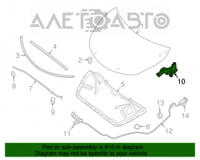 Capota dreapta Nissan Altima 13-18 noua TW neoriginala