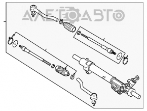 Рейка рулевая Nissan Altima 13-18