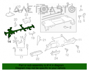 Труба подторпедная усиление Toyota Prius V 12-17