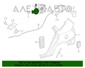 Capacul rezervorului de combustibil Toyota Prius V 12-17