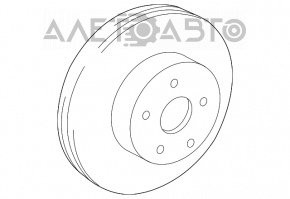 Disc frana fata dreapta Toyota Prius V 12-17 275mm nou original OEM