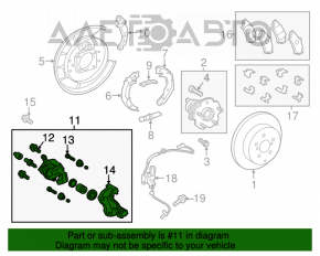 Suport spate dreapta Toyota Prius V 12-17