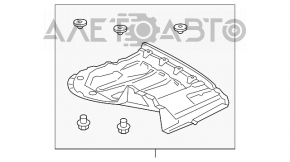 Защита задняя Toyota Camry v50 12-14 usa OEM