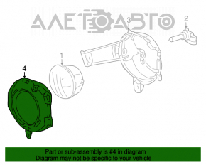 Rama far dreapta pentru Lexus ES330 05-06, puncte