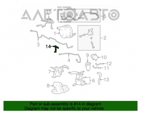 Senzorul de înălțime al drumului dreapta pentru Lexus GX470 03-09.