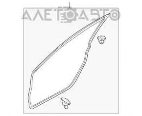 Garnitura ușii din față dreapta Mazda 6 13-17