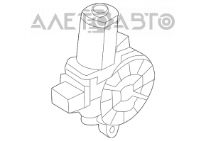 Geam electric cu motor fata dreapta Mazda 6 13-21 suportul este rupt.