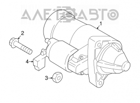 Pornire Mazda 6 13-21 2.5 fără electromotor de pornire