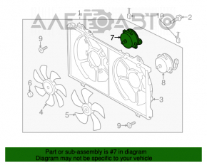 Мотор вентилятора охлаждения правый Mazda 6 13-21 2.0 2.5
