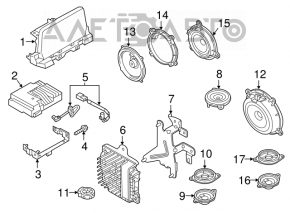 Difuzor spate dreapta Mazda 6 13-21