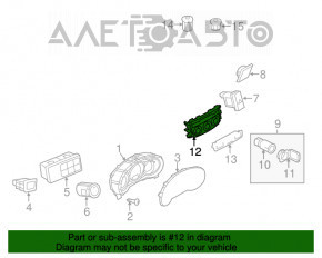 Controlul climatizării cu afișaj pentru Mazda 6 13-15, manual de reparații.