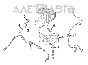 ABS АБС Mazda 6 13-21 под радар круиз