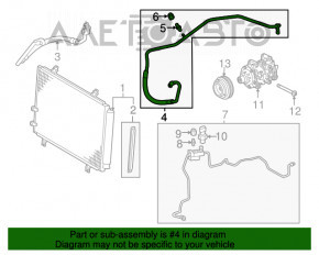 Compresorul de aer condiționat și încălzire pentru Toyota Camry v55 15-17 3.5 usa