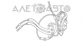 Blocare ușă spate stânga Infiniti JX35 QX60 13-