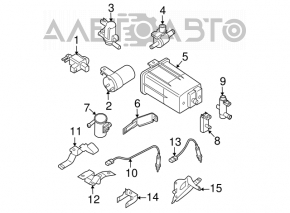 Solenoid vid vacuum pentru Infiniti JX35 QX60 13-