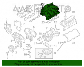 Colector de admisie Nissan Pathfinder 13-20