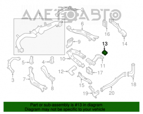 Воздуховод левый Infiniti JX35 QX60 13-