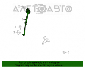 Centura de siguranță a treia rând dreapta Infiniti JX35 QX60 13-14 negru