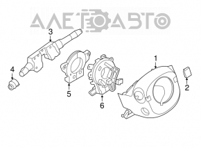 Comutatoarele de pe volan Nissan Pathfinder 13-20 fără PTF