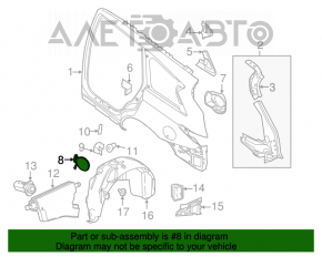 Capacul rezervorului de combustibil Infiniti JX35 QX60 13-