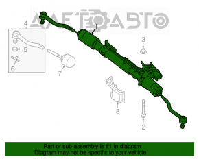 Рейка рулевая Infiniti JX35 QX60 13-16