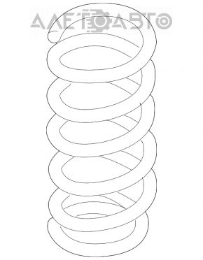 Arc spate dreapta Infiniti JX35 QX60 13- rigiditate 2 alb galben.