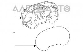 Щиток приборов Infiniti JX35 QX60 13-