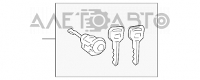 Cilindrul de blocare frontal stânga Toyota Avalon 05-12