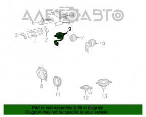 Динамик торпедный Toyota Avalon 05-12