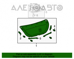 Обшивка крышки багажника Toyota Avalon 05-12