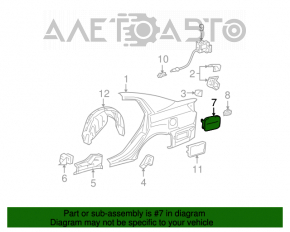 Лючок бензобака Toyota Avalon 05-12