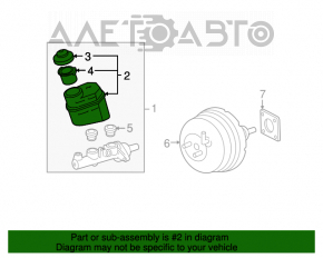 Rezervorul de combustibil pentru Toyota Avalon 05-12