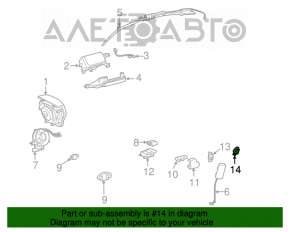 Senzor airbag dreapta spate Toyota Avalon 05-12