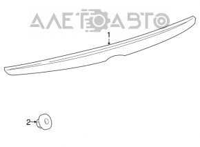 Capota portbagajului pentru Lexus GS300 GS350 GS430 GS450h 06-11 este ruptă.