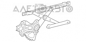 Стеклоподъемник с мотором задний левый Toyota Sequoia 08-16