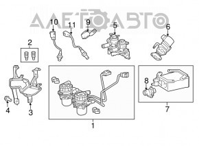 Supapă de ventilație a gazelor carterului Toyota Sequoia Tundra 08-16 4.6 5.7 LX570