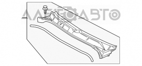 Grila stergatoarelor din plastic pentru Toyota Sequoia Tundra 08-16 are o prindere rupta.